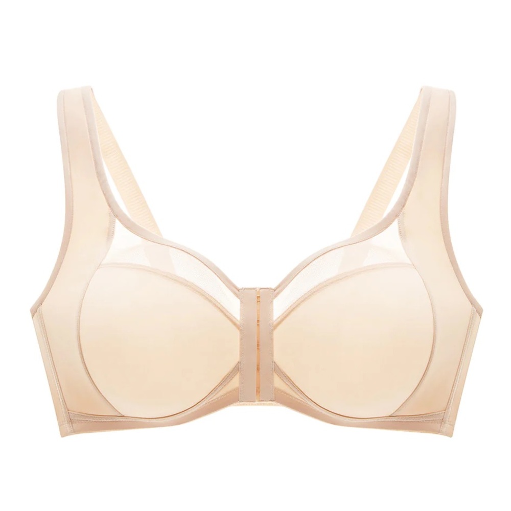 Front-Close Wireless Unpadded Bra